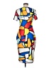 Shein Graphic Orange Cocktail Dress Size 8 - 10 - photo 2