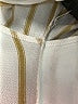 Crystal Sky Stripes Ivory Jumpsuit Size 9 - photo 5