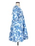 MELLODAY Paisley Blue Cocktail Dress Size S - photo 4