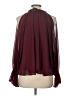Ramy Brook 100% Polyester Burgundy Long Sleeve Blouse Size L (estimated) - photo 2