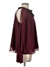 Ramy Brook 100% Polyester Burgundy Long Sleeve Blouse Size L (estimated) - photo 4