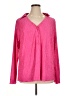 Ekouaer Pink Long Sleeve Blouse Size XL - photo 1