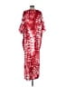 Shein Tie-dye Red Casual Dress Size 6 - photo 2