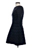 Maje Chevron-herringbone Blue Cocktail Dress Size Sm (1) - photo 5