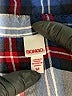 Bongo 100% Rayon Plaid Gray 3/4 Sleeve Button-Down Shirt Size M - photo 7