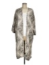 Mignon Doo 100% Polyester Animal Print Silver Kimono One size - photo 1