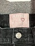 REVICE 100% Cotton Solid Black Jeans Size 26 waist - photo 7