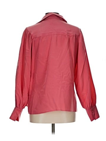 Tara Jarmon Long Sleeve Silk Top (view 2)
