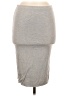 Soprano Solid Gray Casual Skirt Size M - photo 1