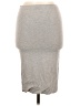 Soprano Solid Gray Casual Skirt Size M - photo 2