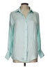 Millibon Color Block Teal Long Sleeve Blouse Size L (estimated) - photo 1