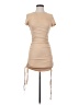 Unbranded Solid Tan Cocktail Dress Size S - photo 1