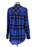 BDG Plaid Blue Long Sleeve Button-Down Shirt Size M - photo 2