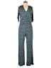 Laundry by Design Argyle Teal Jumpsuit Size 10 - photo 1