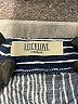 Lucy Love 100% Rayon Stripes Blue Shorts Size M - photo 3