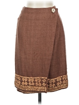 Mm By Krizia Silk Skirt