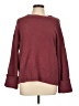 Unbranded Solid Burgundy Pullover Sweater Size L - photo 1