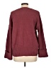 Unbranded Solid Burgundy Pullover Sweater Size L - photo 2