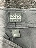Soho 100% Cotton Solid Gray Khaki Shorts Size 16 - photo 3