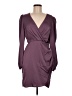 Shein 100% Polyester Burgundy Cocktail Dress Size 8 - 10 - photo 1