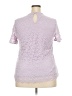 Teddi Rose Purple Short Sleeve Top Size XXL - photo 2