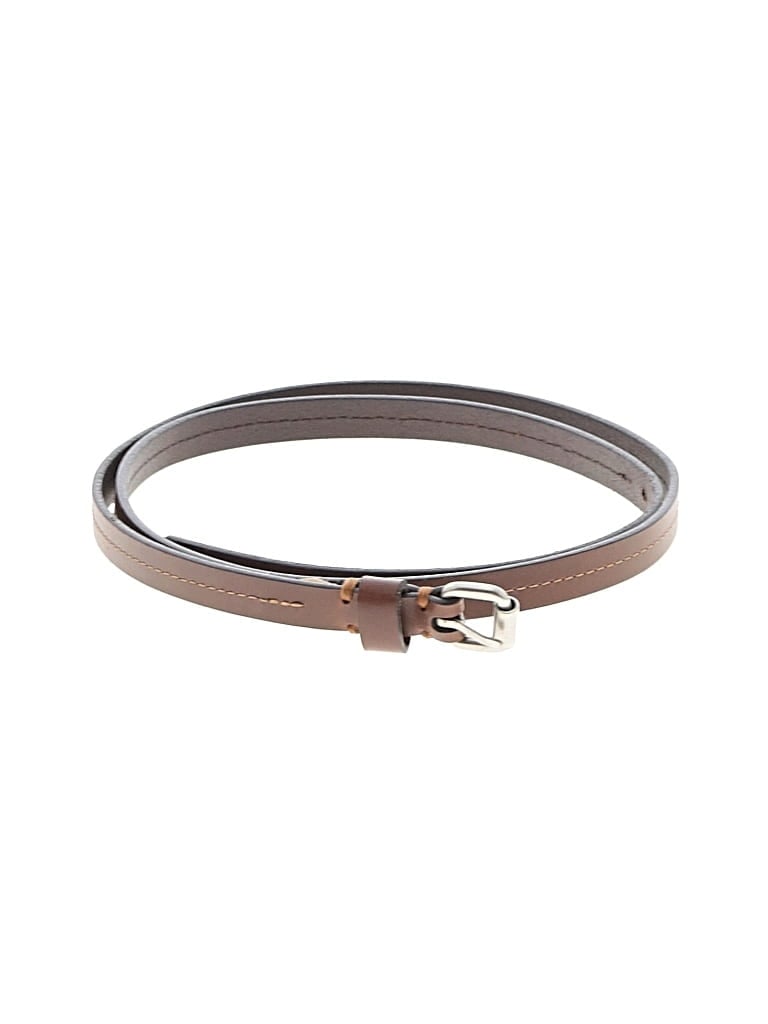 Pre-owned Target Leather Belt In Brown
