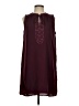 fleur bleue 100% Polyester Burgundy Sleeveless Blouse Size 4 - photo 1
