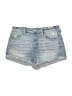 Eunina Blue Denim Shorts Size M - photo 1