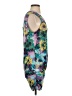 BCBGMAXAZRIA Print Purple Cocktail Dress Size S - photo 4