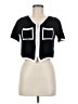 J.ING Black Short Sleeve Blouse Size M (estimated) - photo 1