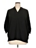 PREMISE 100% Polyester Black 3/4 Sleeve Blouse Size XL - photo 1