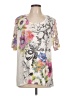 Assorted Brands Ivory Short Sleeve Blouse Size Lg - XL - photo 1