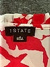 1.State 100% Polyester Red Short Sleeve Blouse Size M - photo 7