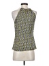 Ann Taylor Yellow Sleeveless Silk Top Size 0 - photo 2