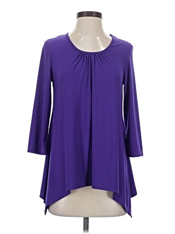 Slinky Brand 3/4 Sleeve Blouse (view 1)