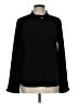 Calvin Klein Black Long Sleeve Blouse Size L - photo 1
