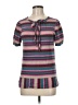 Marc by Marc Jacobs Purple Short Sleeve Blouse Size M - photo 1