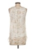 Tendenze 100% Silk Ivory Sleeveless Silk Top Size S - photo 2