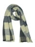 Zara 100% Acrylic Plaid Gray Blue Scarf One size - photo 1