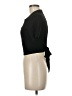 Blue Blush Black Short Sleeve Top Size M - photo 5