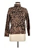 Tahari Animal Print Brown Turtleneck Sweater Size M - photo 1