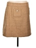 Maison d' Amelie Tweed Tan Casual Skirt Size 12 - photo 1
