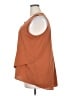 Unbranded 100% Polyester Orange Sleeveless Blouse Size 2X - photo 5
