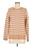 Croft & Barrow Chevron-herringbone Tan Pullover Sweater Size M - photo 1