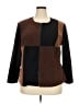 Leslie Fay Color Block Brown Jacket Size 20 (petite) - photo 1