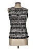 Calvin Klein Silver Black Sleeveless Blouse Size L (estimated) - photo 1