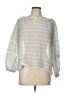 Lemlem Silver Gray 3/4 Sleeve Blouse Size L - photo 1