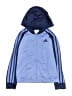 Adidas 100% Polyester Blue Track Jacket Size 6 - photo 1