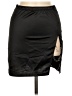 Shein Solid Black Casual Skirt Size 6 - photo 1