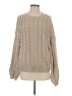 Fashion 100% Acrylic Chevron-herringbone Tan Pullover Sweater Size S - photo 1